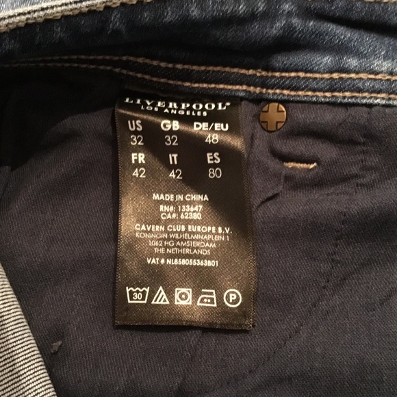 Liverpool Los Angeles Jeans Modern Straight 32 - Picture 5 of 7